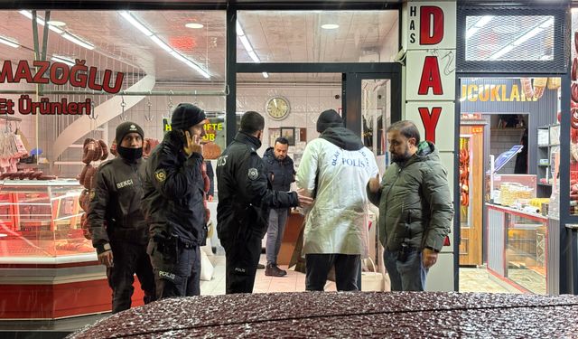 Kasap dükkanında silahlı kavga: 2 yaralı