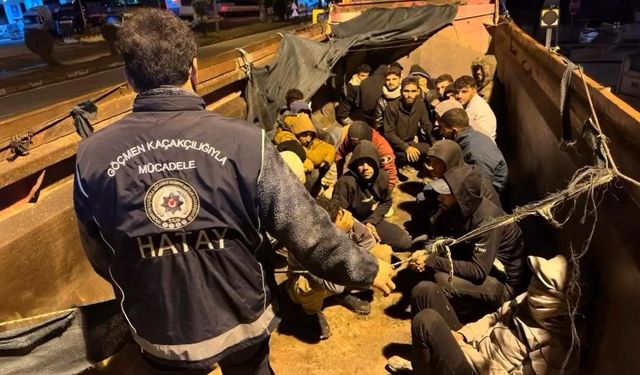 Hatay'da 174 kaçak göçmen yakalandı