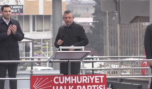 Özgür Özel Hatay mitinginde konuştu
