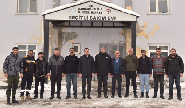 Zor’dan Geçitli Bakım Evi Şantiyesine ziyaret
