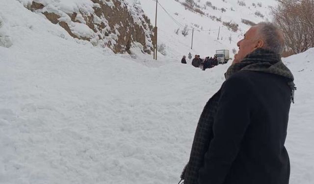 Çığ karayolunu kapattı, Hakkari–Van ulaşımı durdu