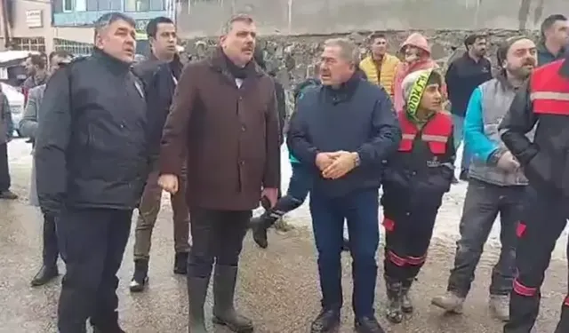 Erzurum'da iş yerinde patlama; yangın çıktı