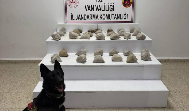 Van'da 24 kilogram eroin ele geçirildi