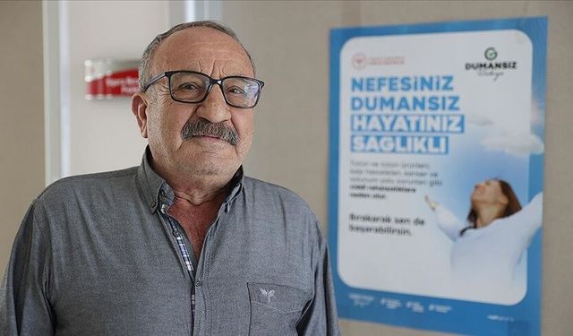 50 yıllık sigara alışkanlığını tedaviyle bıraktı
