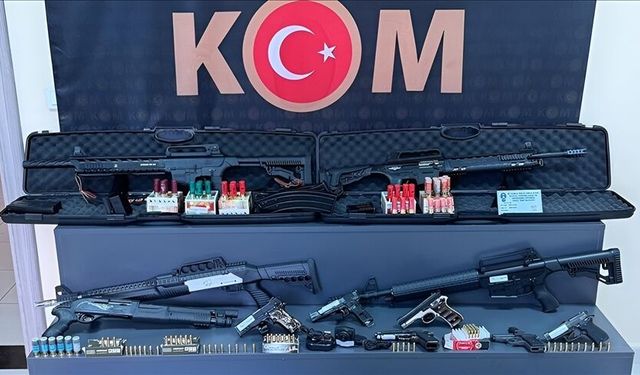 2025’te 110 binden fazla ruhsatsız silah ele geçirildi