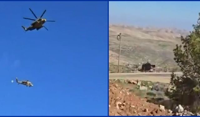 Arızalı İsrail helikopteri yere çakıldı