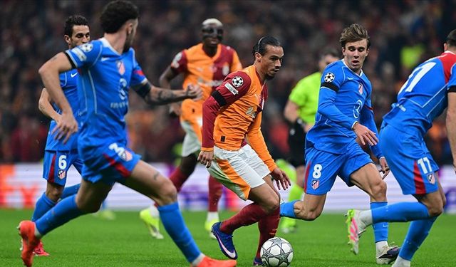 Galatasaray Atletico ile 1-1 berabere kaldı