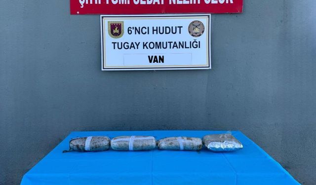 MSB: Van'da 5 kilo yasaklı madde ele geçirildi