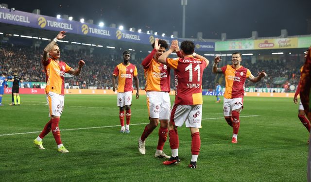 Galatasaray, Çaykur Rizespor’u 3-0 yendi