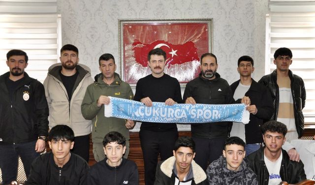 Çukurca Spor’dan Kaymakam Cebeci’ye ziyaret