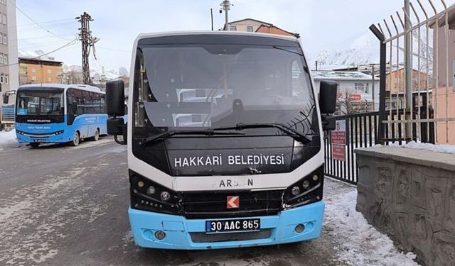Hakkari’de toplu taşıma ücretlerine zam yapıldı