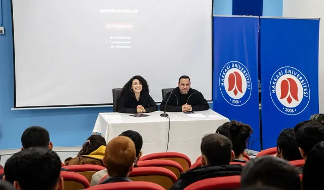 TRT Belgesel ekibi Hakkari Üniversitesi’nde