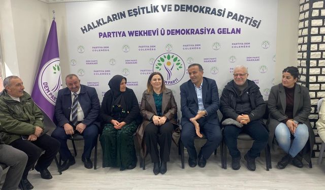 CHP Hakkari İl Başkanı Çakırbeyli’den Dem Parti’ye ziyaret