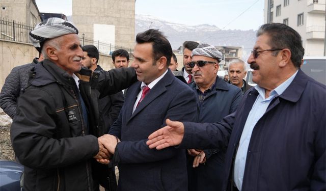 Derecik Belediye Başkanı Dinç'ten esnaf ziyareti