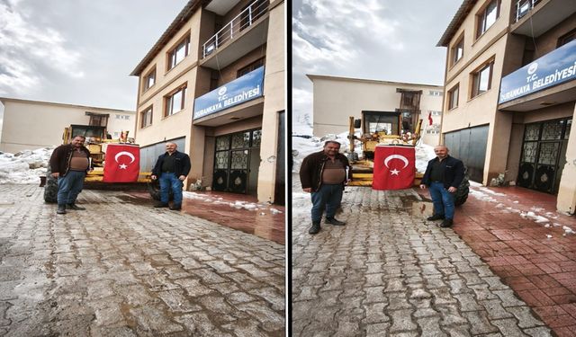 Durankaya Belediyesine araç desteği