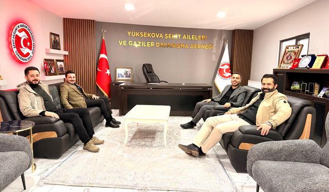 Öveç’ten Yüksekova Şehit ve Gazi Aileleri Derneği’ne ziyaret