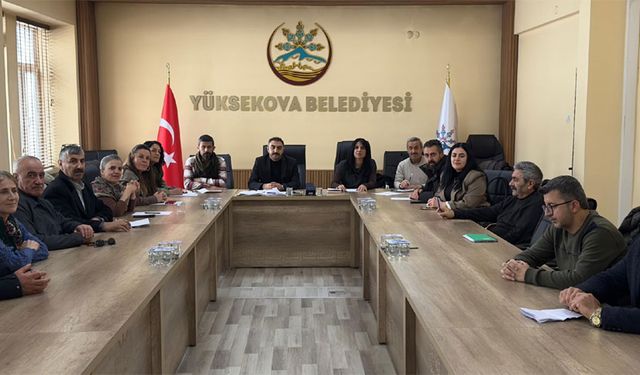 Yüksekova Belediyesi Şubat Ayı meclisi toplandı