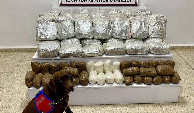 Van'da 78 kilo skunk ve metamfetamin ele geçirildi