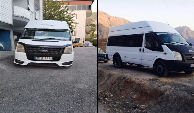 Hakkari’de acil satılık Ford Transit Jumbo