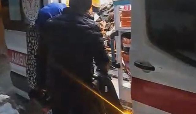 Köyde rahatsızlanan hamile kadın için seferberlik