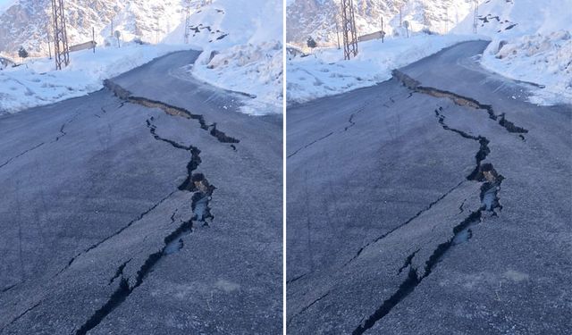 Durankaya’da çöken yolda çalışma başlatıldı