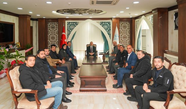 Şehit Aileleri ve Gazilerden Vali Taşyapan’a ziyaret