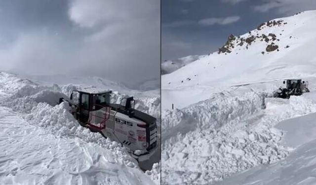 Hakkari’de kapanan yol ulaşıma açıldı