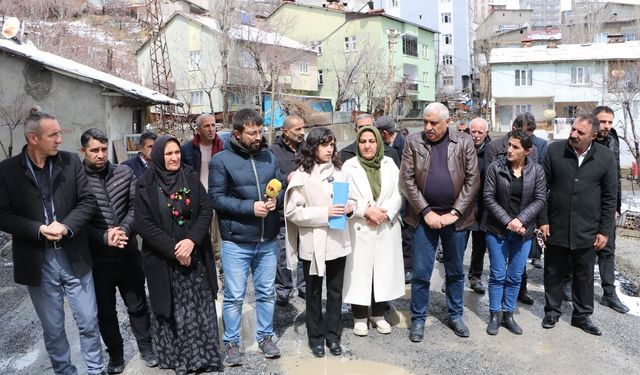 DEM Parti’den Hakkari’de hizmet eleştirisi