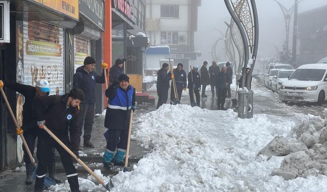 Mart’ta kış geri döndü: Hakkari beyaza büründü