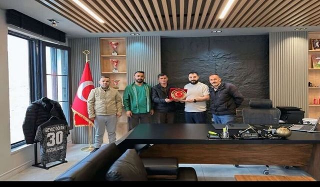 Çukurcalı İş İnsanı Mustafa Alkan’a anlamlı ziyaret