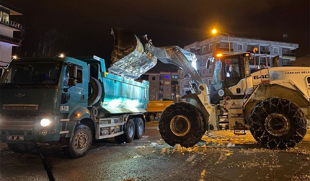 DSİ'den Hakkari'de karla mücadeleye destek