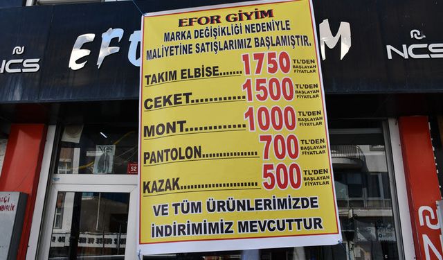 Efor & NCS Giyim’de büyük indirim başladı!