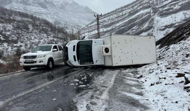 Hakkari’de trafik kazası: 1 yaralı