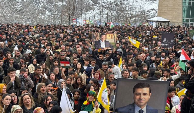 Hakkari’de Newroz kutlamaları başladı