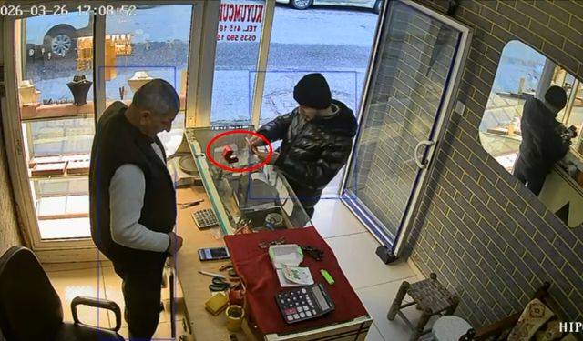 Girdiği kuyumcuda 60 bin liralık yüzüğü alıp kaçtı