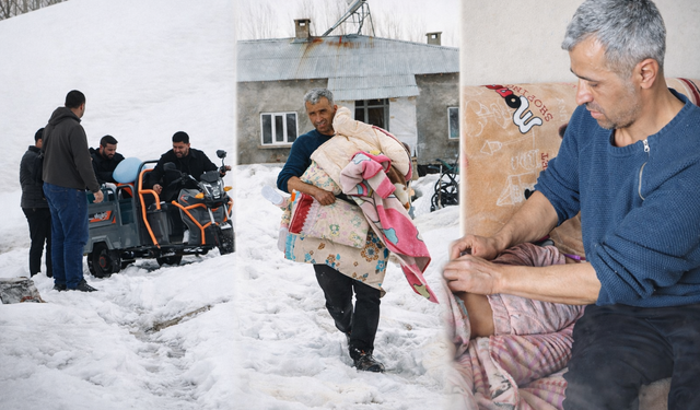 Yüksekova’da 4 çocuk için tek başına direnen baba