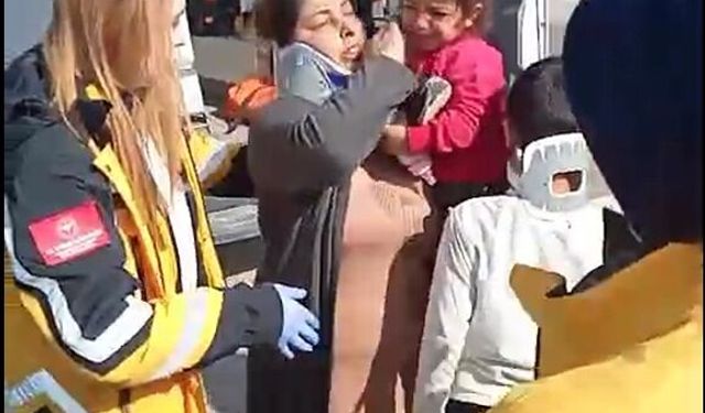 Feci kazada 6’sı çocuk 9 kişi yaralandı