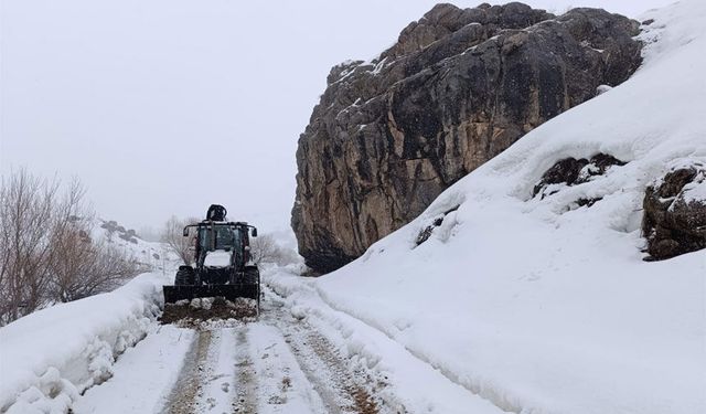 Hakkari'de 45 yerleşim yerinin yolu kapandı
