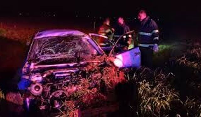 Mardin- Otomobil tarlaya yuvarlandı: 1 ölü, 3 yaralı