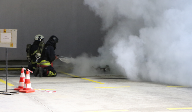 Yeni kurulan Şehir Hastanesi’nde KBRN tatbikatı