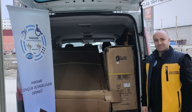 Hakkari Gençlik ve Engelliler Derneği’nden teşekkür