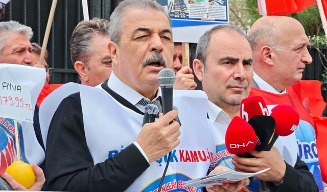 Birleşik Kamu-İş'ten TÜİK önünde protesto