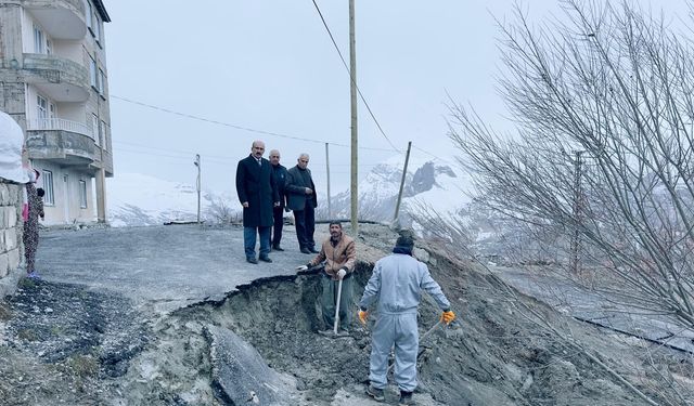 Hakkari’de yoğun yağış sonrası hasar: Ekipler sahada