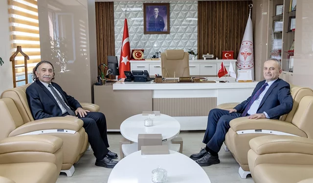 Rektör Gençcelep’ten İl Sağlık Müdürü Kara’ya ziyaret