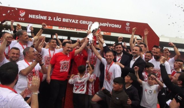 Batman’da 24 yıl sonra kupa sevinci