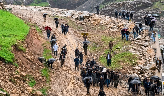 Hakkari’de yürek burkan görüntüler