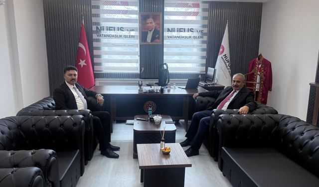 Başkan Demirci’den Nüfus Müdürü Aslan’a Ziyaret