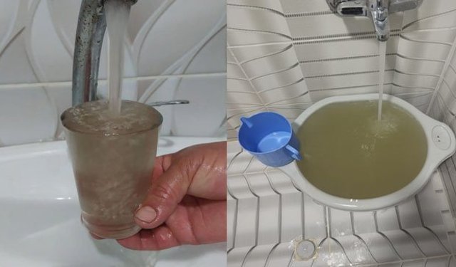 Hakkari’de musluklardan çamur akıyor: Vatandaşlar tepkili