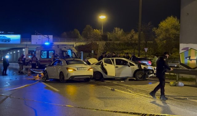 Emniyet şeridinde duran sürücü can verdi