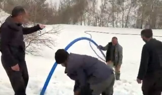 5 gün susuz kaldılar, kendi çözümlerini ürettiler